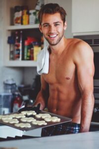 Men who love to make Magic in the kitchen are so handsome