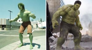 Superheroes Then And Now