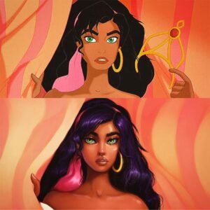 Illustrator Isabelle Staub Repaints Disney Princesses In Her Unique Style