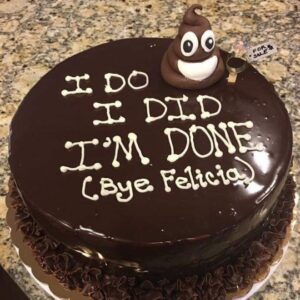 Hilariously Mean Divorce Cakes....... Elevated by Cat Addict by Hiptoro.com