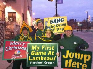 Best Packers Game Signs