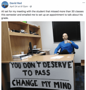 4 Hilarious Professor Turns Himself Into Memes To Make Fun Of Failing Students